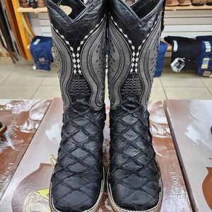Black Western Cowboy Boots